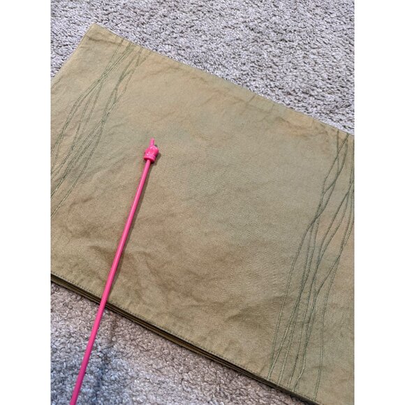 Vtg WC Home Fashions Lot Of 8 Green Table Linens 4 Placemats & 4 Napkins - Picture 16 of 16